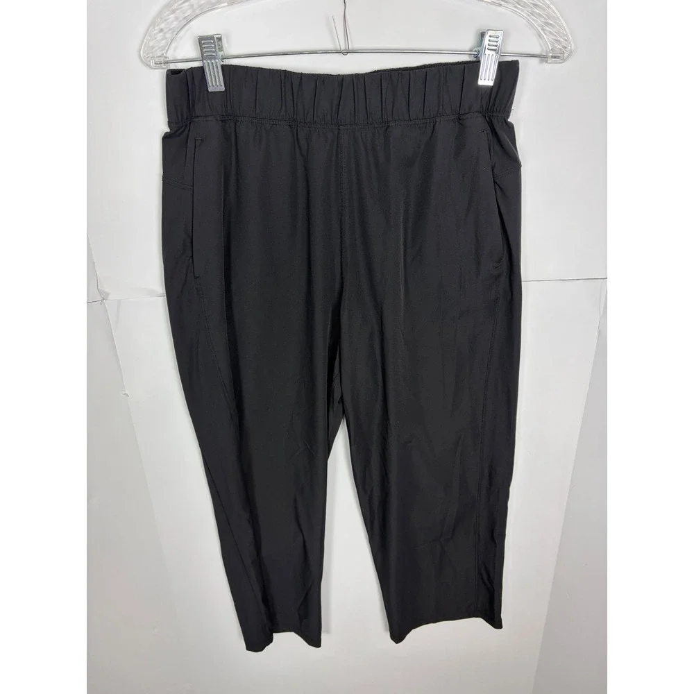 Lululemon Next Move Crop 23 Black Swift Ultra Light Relaxed Fit Pants Size 6